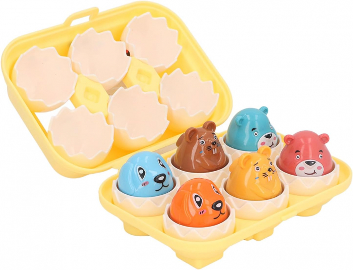 OuaOua Interactive Hide & Squeak Eggs - Jucarii de Potrivire a Oualor pentru Copii [3]