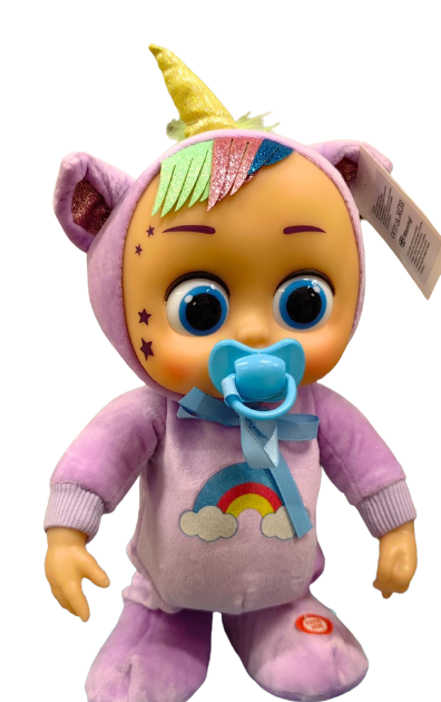 Papusa Bebelus Interactiv tip Baby Cry  Animalut Plange Merge [2]