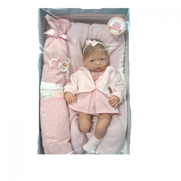 Papusa Bebelus Reborn Daniela cu hainute, suzeta si paturica Guca [2]