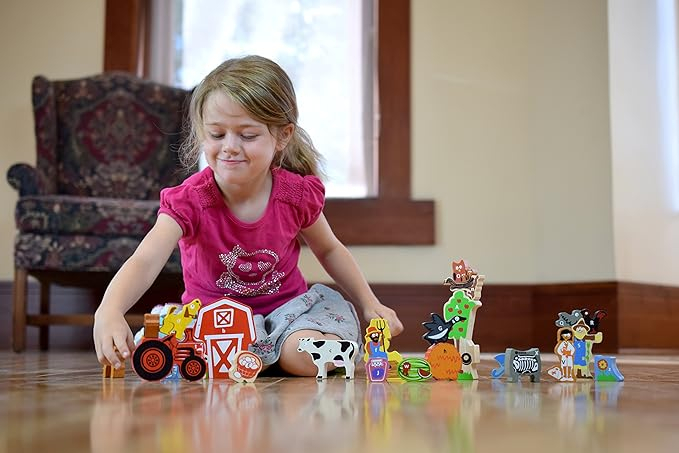 Puzzle din lemn Ferma Animalelor [4]