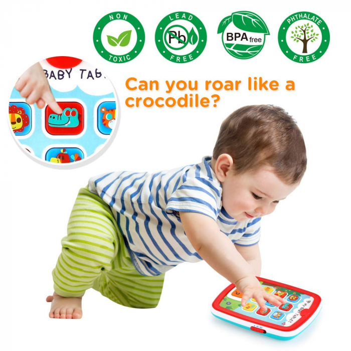 Jucarie interactiva cu Lumini si sunete Prima mea Tableta Hola toys [4]