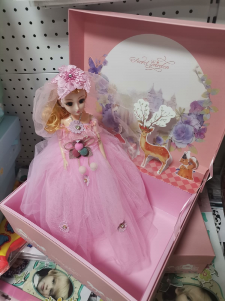Papusa Muzicala rotativa in cutie cadou Little Princess [8]