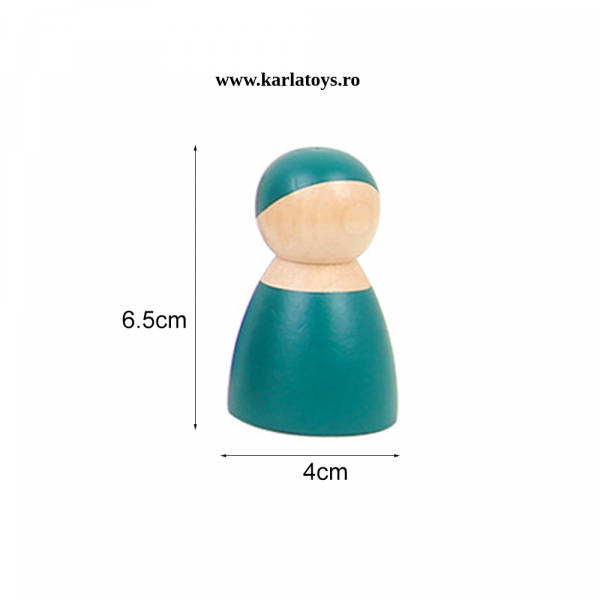 Papusi din Lemn Peg Doll Montessori [10]