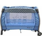 Patut pliabil Baby Care Albastru – 2 Nivele, Balansoar, Muzica, Carusel, Plasa insecte, Masa infasat [3]