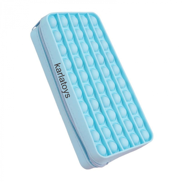 Penar cu fermoar Pop It din silicon Fidget Push Bubble Simpl Dimple [2]