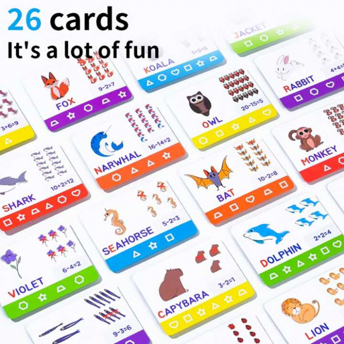 Set Stampile Lemn Alfabet, Numere, Forme [3]