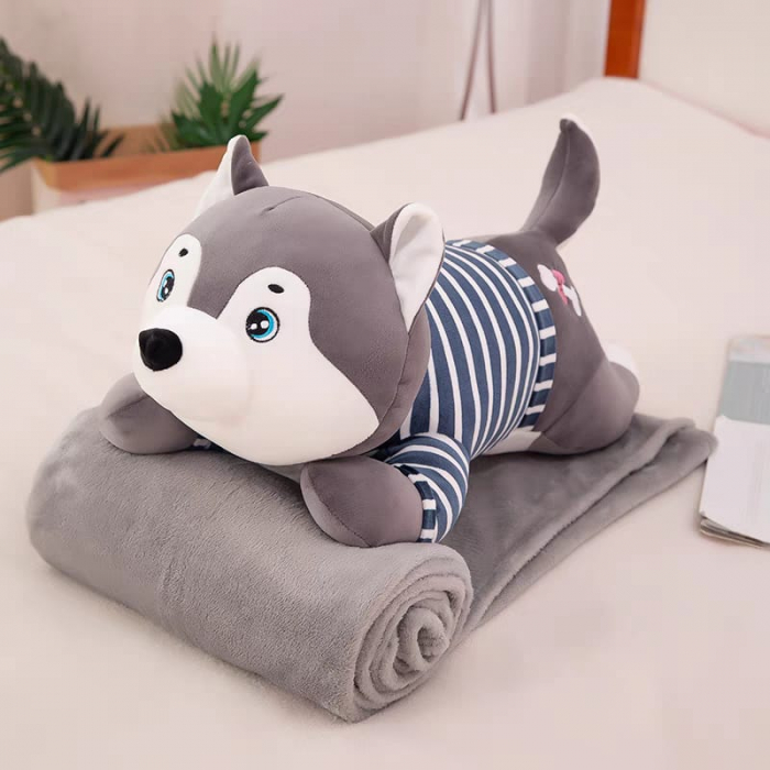 Perna si Patura din Plus Catel Husky Gri [1]