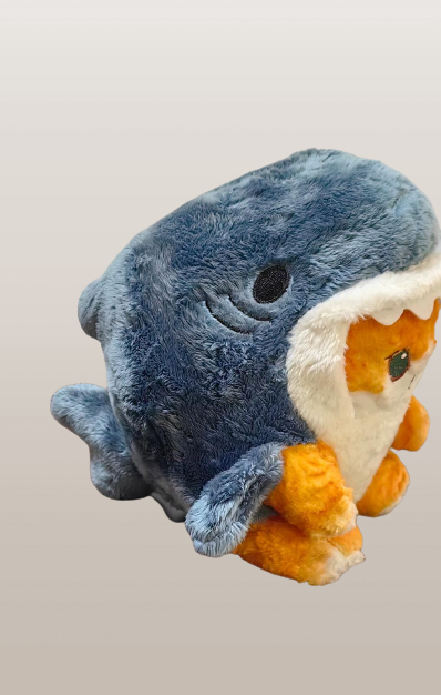 Pisicuta din Plus Costumata in Rechin Shark Cat [3]