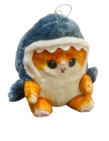 Pisicuta din Plus Costumata in Rechin Shark Cat [2]