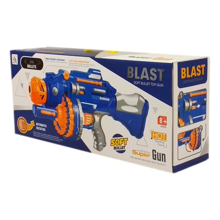Pistol mitraliera cu gloante din burete, pentru copii [2]