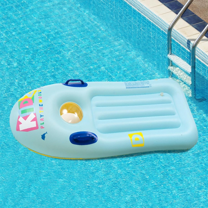 Placa de Surf Gonflabila cu Manere 119x58 cm Albastra – Ideala pentru Piscina si Plaja [2]