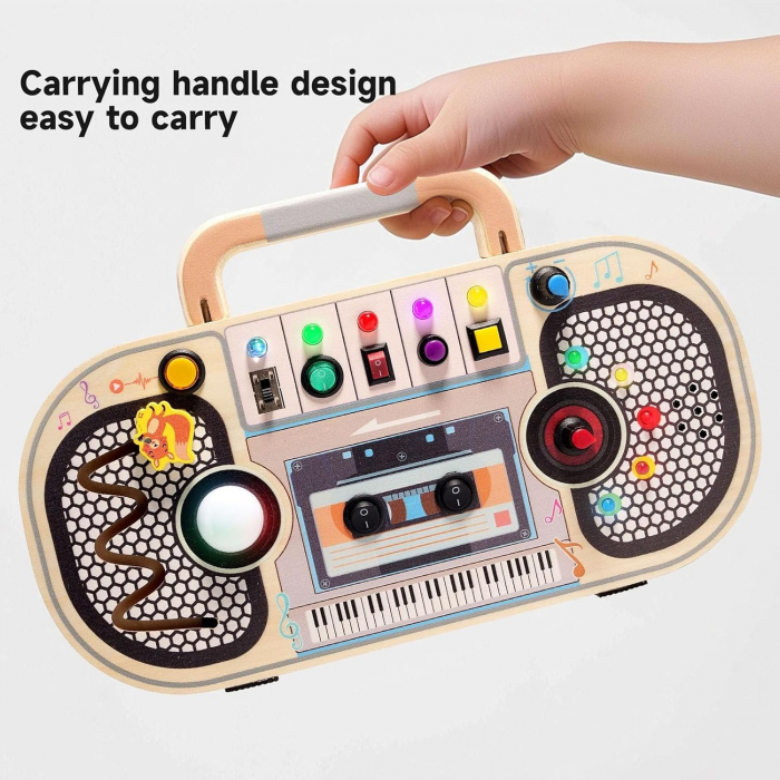 Placa Senzoriala cu LED  Casetofon – Busy Board [7]