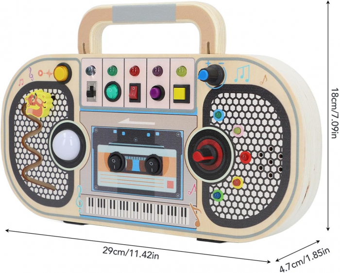 Placa Senzoriala cu LED  Casetofon – Busy Board [8]
