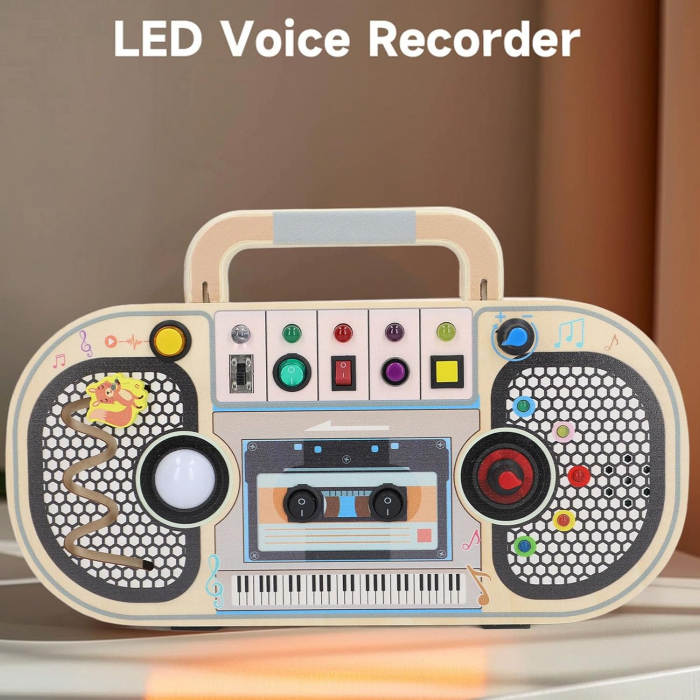 Placa Senzoriala cu LED  Casetofon – Busy Board [6]