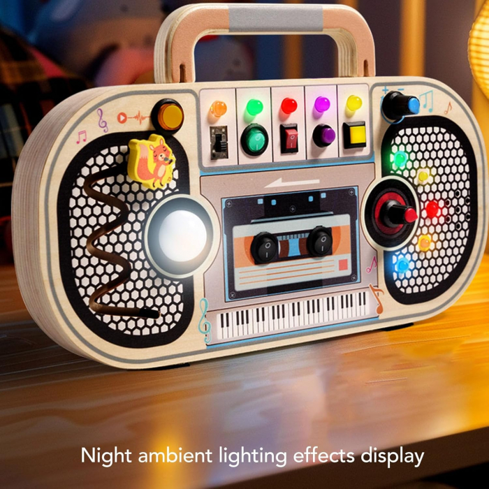 Placa Senzoriala cu LED  Casetofon – Busy Board [4]