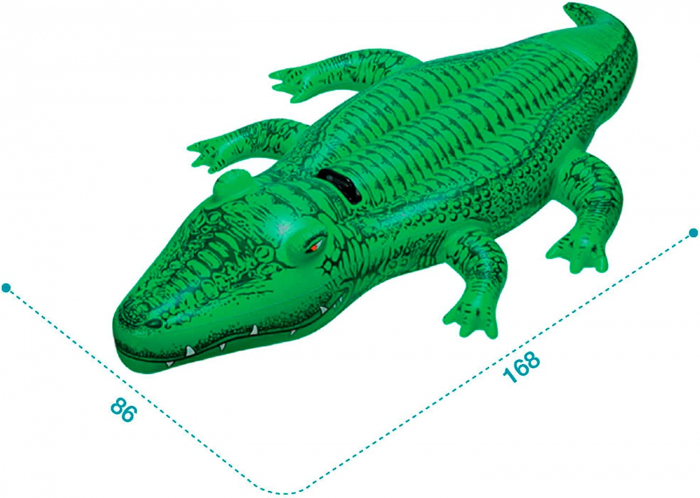 Pluta Saltea Gonflabila Crocodil Intex [2]
