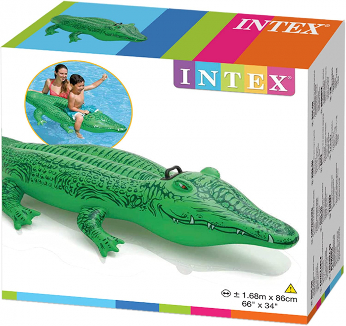 Pluta Saltea Gonflabila Crocodil Intex [4]