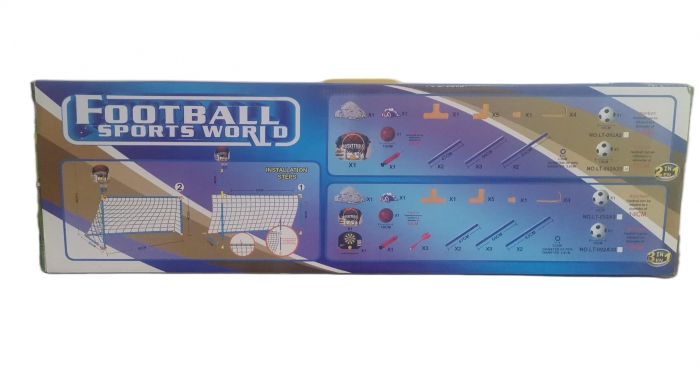 Poarta de Fotbal si Cos de Baschet pentru Exterior [2]