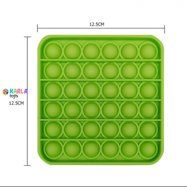 Pop It - Jucarie senzoriala antistres Bubble Fidget Patrata cu bila [5]