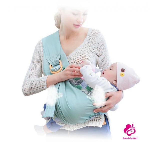 Port Bebe multifunctional Baby Wrap - Marsupiu stil fasa bebe [5]