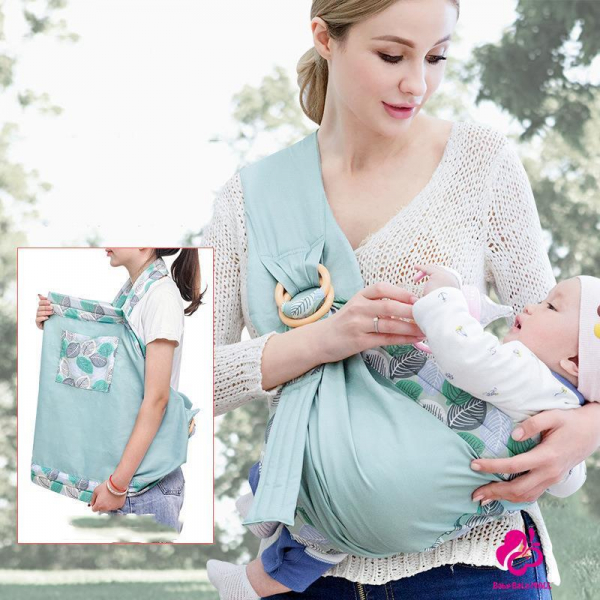 Port Bebe multifunctional Baby Wrap - Marsupiu stil fasa bebe [6]