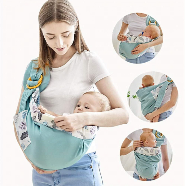 Port Bebe multifunctional Baby Wrap - Marsupiu stil fasa bebe [10]