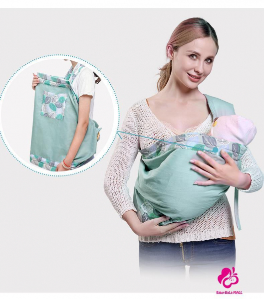 Port Bebe multifunctional Baby Wrap - Marsupiu stil fasa bebe [4]