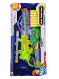 Pusca de Jucărie cu Gloante din Spumă Multicoloră, 41 cm [2]