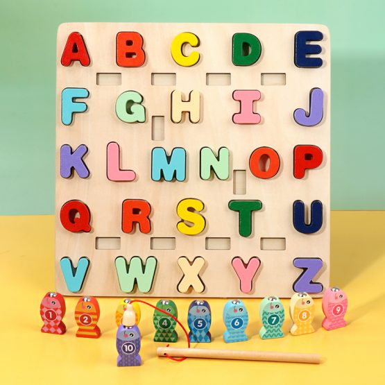 Puzzle 3D Litere si Joc de Pescuit [8]