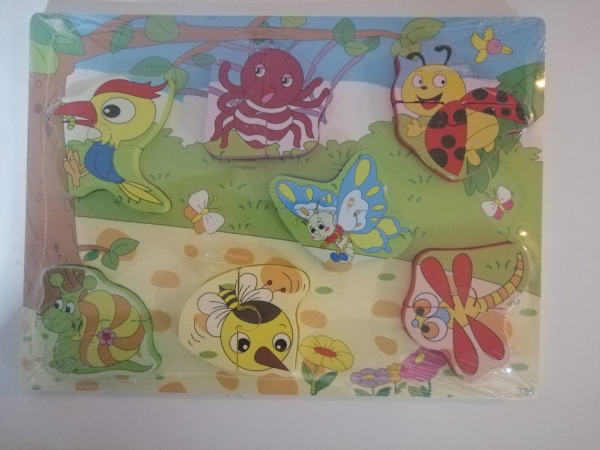 Puzzle din lemn insecte 3D [2]