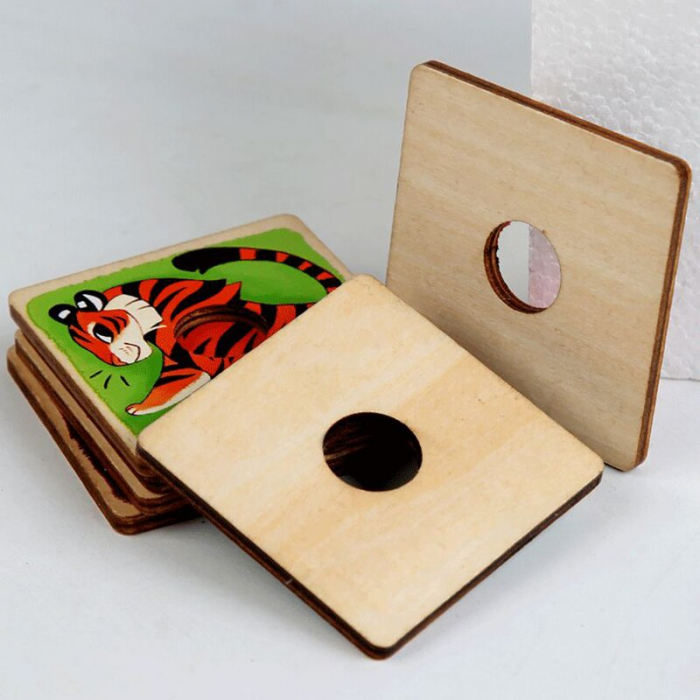 Puzzle Lemn Potrivire Animale Joc Educativ Cognitiv Montessori [6]