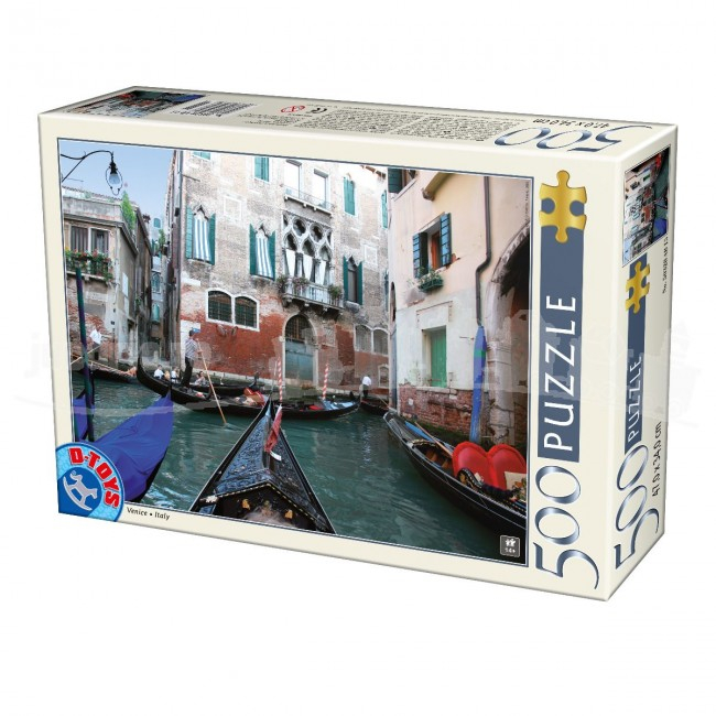 Puzzle Gondole, Veneția, 500 piese [1]