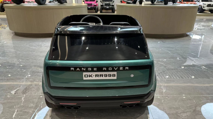 Range Rover 4x4 Premium: Masinuță Electrică de Lux pentru 2 Copii Turcoaz [2]