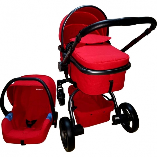 Carucior copii 3 in 1 transformabil 360" sasiu aluminiu -Scoica [2]