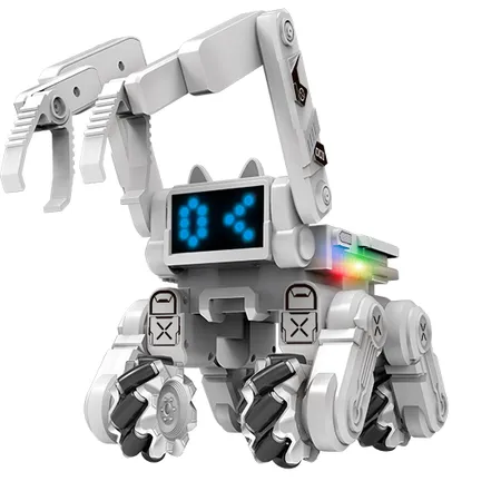 Robot Caine Jucarie cu Telecomandă 2.4G, Lumini RGB, Muzica si Rotatie 360 [3]