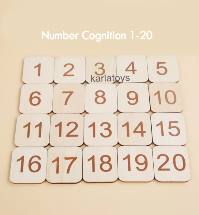 Joc Educativ din Lemn Montessori Matematica Tabla de Numarat [6]