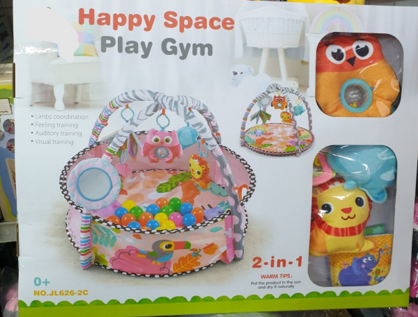 Saltea de joaca Bebe 2 in 1 Happy Space [4]