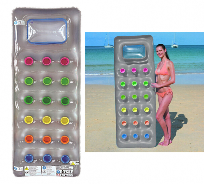 Saltea Gonflabila pentru Piscina 188x71 cm Gri [1]