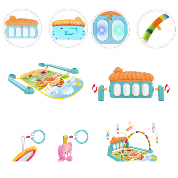Saltea Activitatii Bebe 3 in 1 Huanger -Saltea Bebe 3 in 1 cu Pian [2]