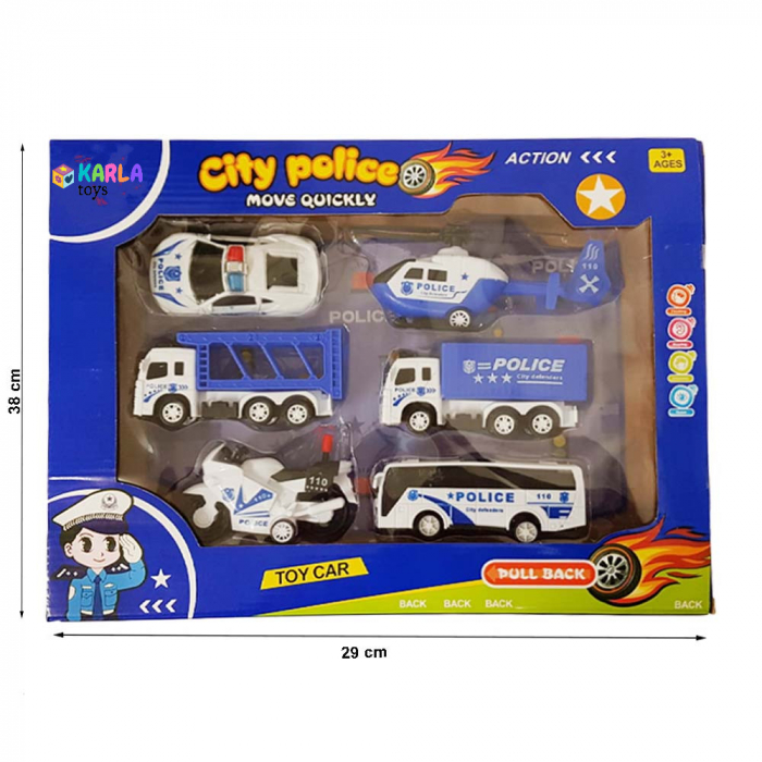 Set Masinute de Jucari de Politie [3]