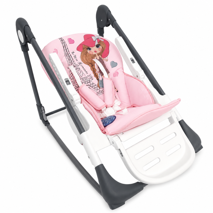 Scaun Masa Balansoar Baby C Roz Paris, Ham 5 Pct, 25 kg, [3]