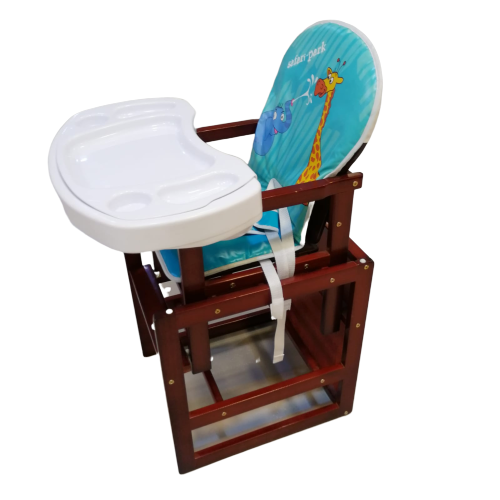 Scaun si Masuta de Lemn 2 in 1 Baby Care [4]