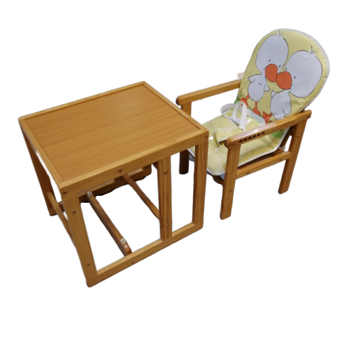 Scaun si Masuta de Lemn 2 in 1 Baby Care [4]