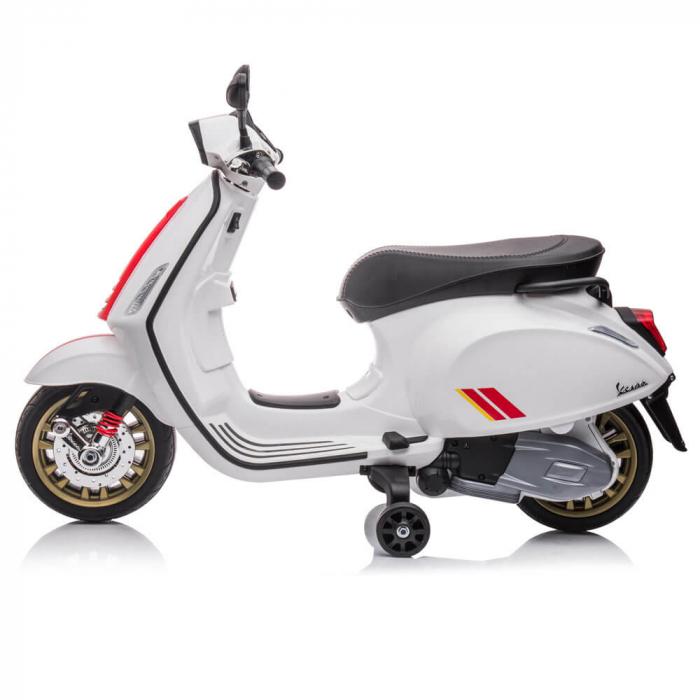 Scuter Electric pentru Copii Vespa 12V Motocicleta electrica Vespa [3]