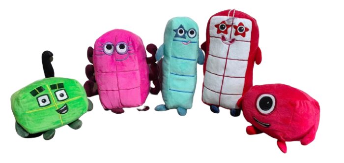 Set 10 Jucarii de Plus NumberBlocks Jucarii Numere din Plus [4]