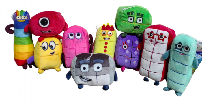 Set 10 Jucarii de Plus NumberBlocks Jucarii Numere din Plus [2]