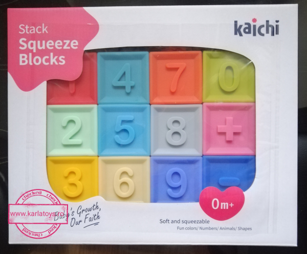 Set 12 Cuburi pentru Bebelusi moi Kaichi [2]