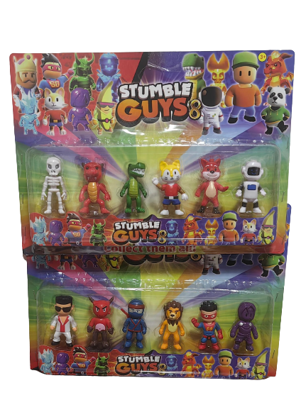 Set 12 Figurine Stumble Guys