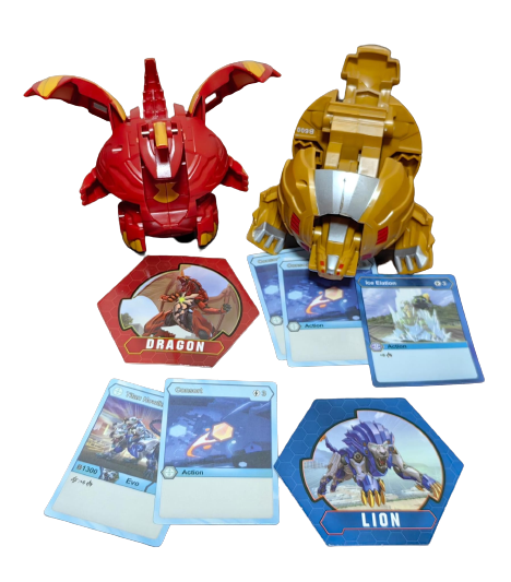 Set 2 Figurine Bile Transformabile Bakugan Battle Planet [3]