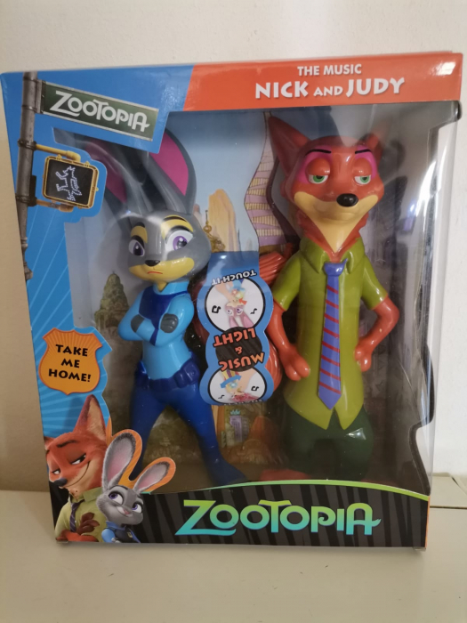 Figurine Zootopia Nick Fox si Judy Rabbit [2]